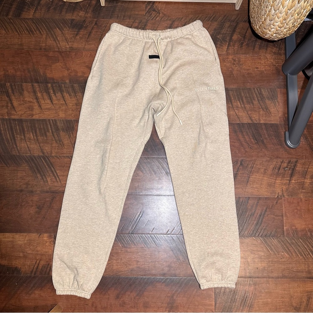 Fear of God Essentials "Gold Heather" Sweatpants Size Men Large